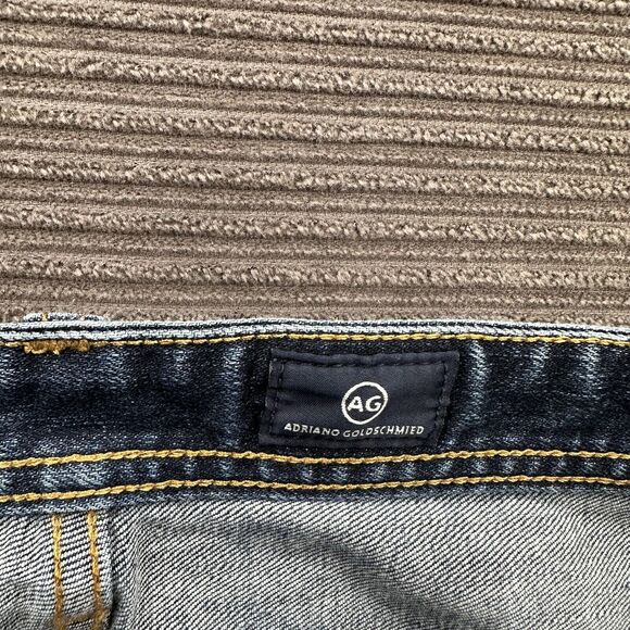 Adriano Goldschimed Jeans Men 32/34 (32/30 Measured) Blue The Graduate Tailored. - Picture 4 of 11